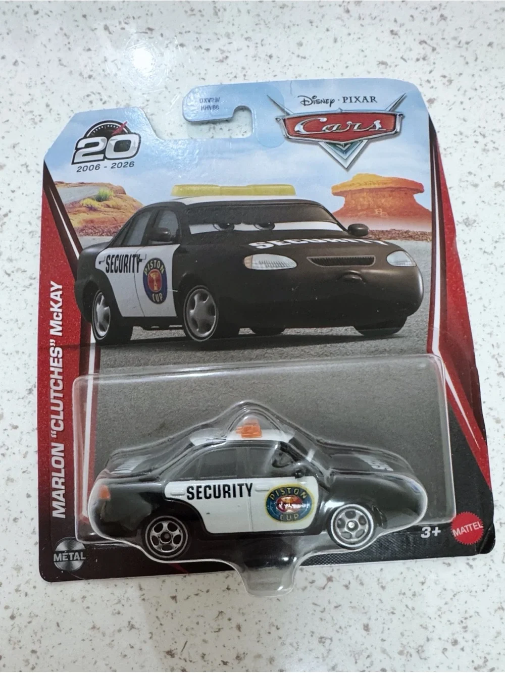 Disney Pixar Cars 20th Anniversary Marlon Clutches McKay Security Diecast Mattel